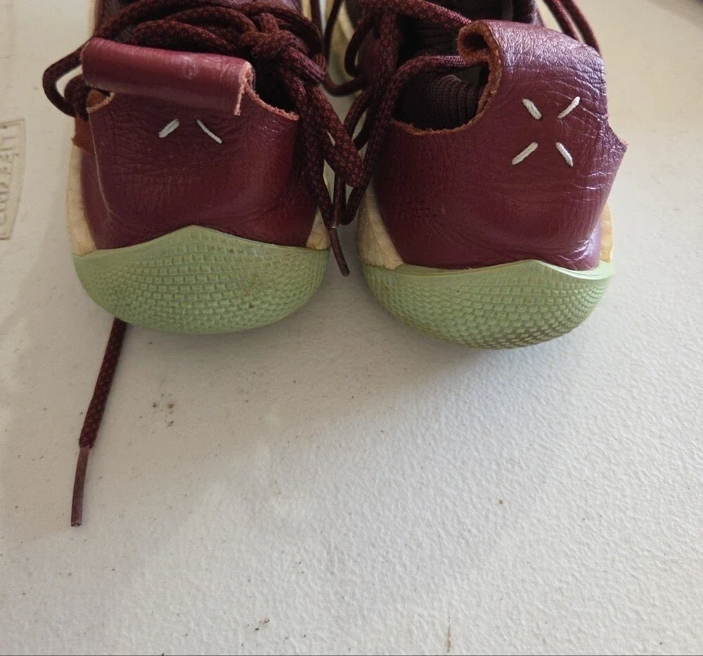Adidas James Harden LS 2 Lace Maroon Mint Basketball Shoes Men's USA 10